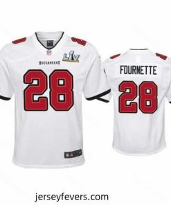 Leonard Fournette Buccaneers White Super Bowl Lv Game Jersey