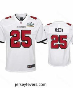 Lesean Mccoy Buccaneers White Super Bowl Lv Game Jersey
