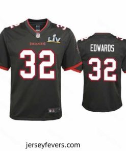 Mike Edwards Buccaneers Pewter Super Bowl Lv Game Jersey