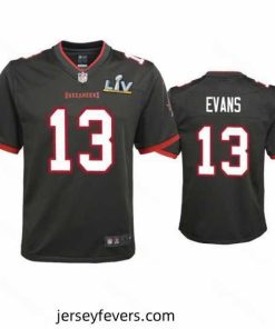 Mike Evans Buccaneers Pewter Super Bowl Lv Game Jersey