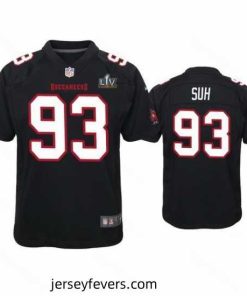Ndamukong Suh Buccaneers Black Super Bowl Lv Game Fashion Jersey