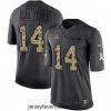 Nike Cincinnati Bengals 14 Andy Dalton Limited Black 2016 Salute to Service NFL Jersey