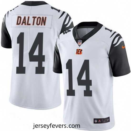 Nike Cincinnati Bengals 14 Andy Dalton Limited White Rush Vapor Untouchable NFL Jersey