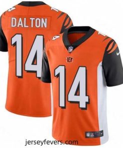 Nike Cincinnati Bengals 14 Andy Dalton Vapor Untouchable Limited Orange Alternate NFL Jersey