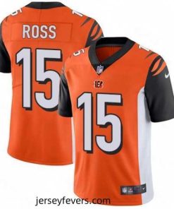 Nike Cincinnati Bengals 15 John Ross Elite Orange Alternate NFL Jersey