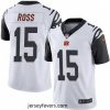 Nike Cincinnati Bengals 15 John Ross Limited White Rush Vapor Untouchable NFL Jersey