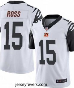 Nike Cincinnati Bengals 15 John Ross Limited White Rush Vapor Untouchable NFL Jersey