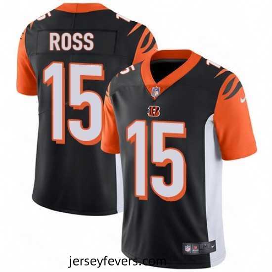 Nike Cincinnati Bengals 15 John Ross Vapor Untouchable Limited Black Team Color NFL Jersey
