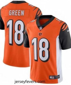 Nike Cincinnati Bengals 18 AJ Green Elite Orange Alternate NFL Jersey