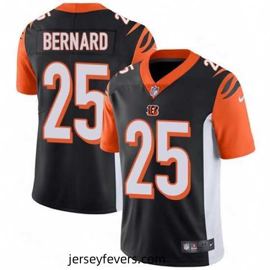 Nike Cincinnati Bengals 25 Giovani Bernard Elite Black Team Color NFL Jersey