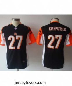 Nike Cincinnati Bengals 27 Dre Kirkpatrick Black Game Jerseys