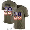 Nike Cincinnati Bengals 28 Joe Mixon Limited OliveUSA Flag 2017 Salute to Service NFL Jersey