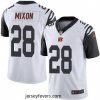 Nike Cincinnati Bengals 28 Joe Mixon Limited White Rush Vapor Untouchable NFL Jersey
