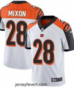 Nike Cincinnati Bengals 28 Joe Mixon Vapor Untouchable Limited White NFL Jersey