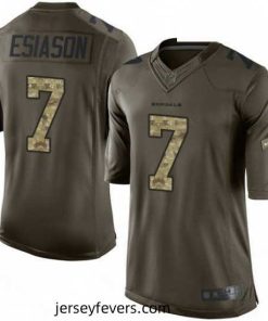 Nike Cincinnati Bengals 7 Boomer Esiason Elite Green Salute to Service NFL Jersey
