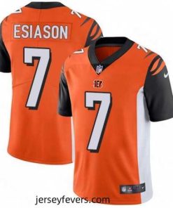 Nike Cincinnati Bengals 7 Boomer Esiason Vapor Untouchable Limited Orange Alternate NFL Jersey
