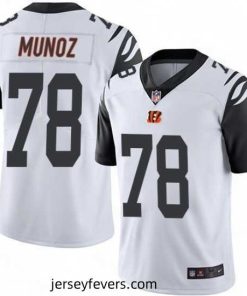Nike Cincinnati Bengals 78 Anthony Munoz Limited White Rush Vapor Untouchable NFL Jersey