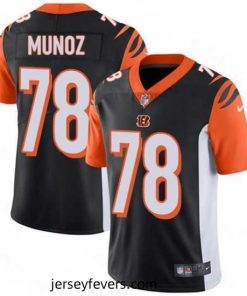 Nike Cincinnati Bengals 78 Anthony Munoz Vapor Untouchable Limited Black Team Color NFL Jersey