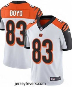 Nike Cincinnati Bengals 83 Tyler Boyd Elite White NFL Jersey
