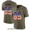 Nike Cincinnati Bengals 85 Tyler Eifert Limited OliveUSA Flag 2017 Salute to Service NFL Jersey