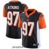 Nike Cincinnati Bengals 97 Geno Atkins Elite Black Team Color NFL Jersey