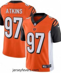 Nike Cincinnati Bengals 97 Geno Atkins Vapor Untouchable Limited Orange Alternate NFL Jersey