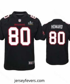 O.J. Howard Buccaneers Black Super Bowl Lv Game Fashion Jersey