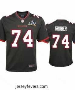 Paul Gruber Buccaneers Pewter Super Bowl Lv Game Jersey