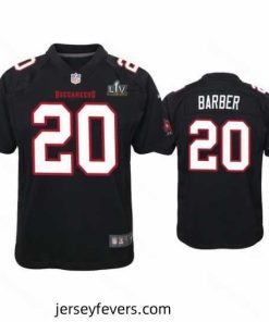 Ronde Barber Buccaneers Black Super Bowl Lv Game Fashion Jersey