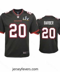 Ronde Barber Buccaneers Pewter Super Bowl Lv Game Jersey