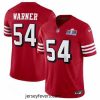 San Francisco 49ers 54 Fred Warner New Red 2023 F.U.S.E  Vapor Untouchable Limited Stitched Football 2024 Super Bowl LVIII Jersey