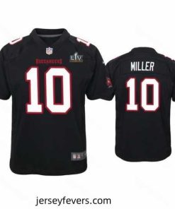 Scotty Miller Buccaneers Black Super Bowl Lv Game Fashion Jersey