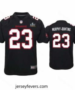 Sean Murphy Bunting Buccaneers Black Super Bowl Lv Game Fashion Jersey