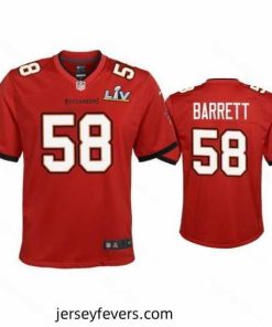 Shaquil Barrett Buccaneers Red Super Bowl Lv Game Jersey