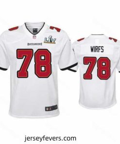 Tristan Wirfs Buccaneers White Super Bowl Lv Game Jersey