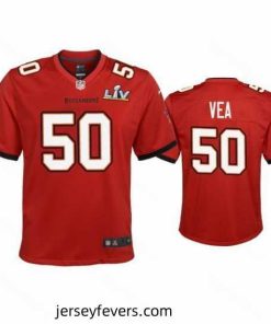 Vita Vea Buccaneers Red Super Bowl Lv Game Jersey