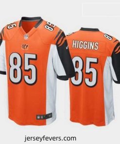 tee higgins cincinnati bengals orange game jersey