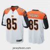 tee higgins cincinnati bengals white game jersey