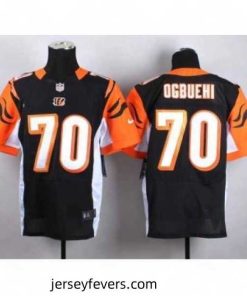 nike nfl jerseys cincinnati bengals 70 ogbuehi black[Elite]