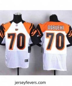 nike nfl jerseys cincinnati bengals 70 ogbuehi white[Elite]