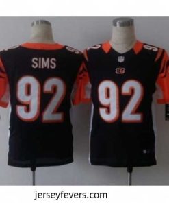 nike nfl jerseys cincinnati bengals 92 sims black[Elite][sims]