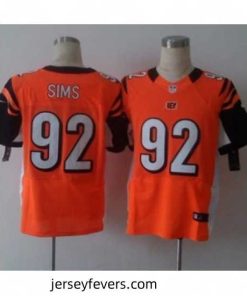nike nfl jerseys cincinnati bengals 92 sims orange[Elite][sims]