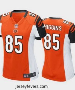 tee higgins cincinnati bengals orange game jersey